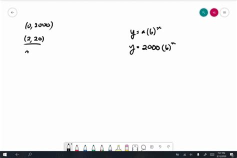 Solved For The Following Exercises Find The Formula For An Exponential