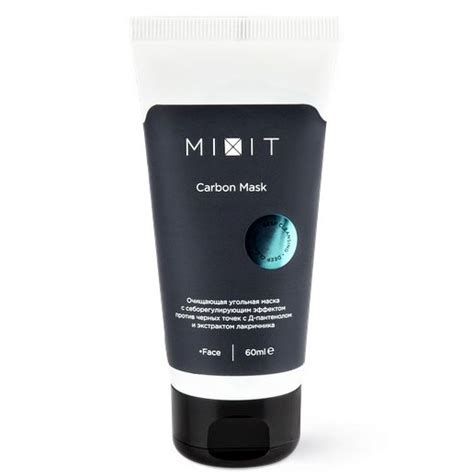 Маска для лица MIXIT carbon mask - «Угольная? - Да. Нужная? - Нет ...