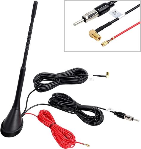 Camway Antenne De Toit Pour Voiture Antenne Flexible Dab R Cepteur De