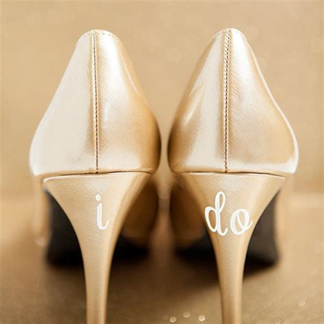 Learn how to make your own custom, wedding shoe stickers!