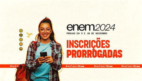 Inscrições no Enem 2024 são prorrogadas até sexta-feira, 14 - Vermelho