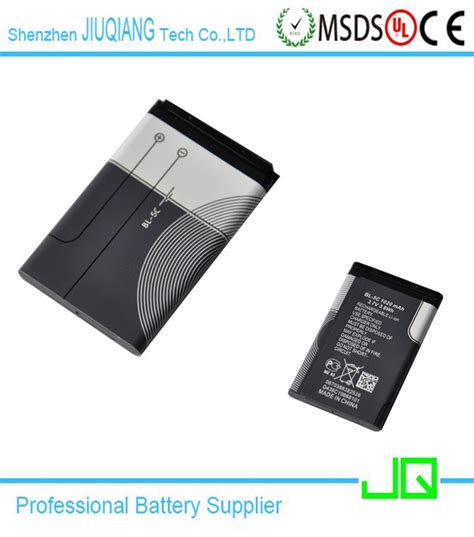 1020mAh Rechargeable Mobile Phone Battery For Nokia Bl 5c 1100 China