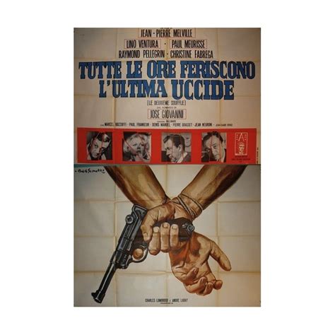 Le Deuxieme Souffle The Second Breath Italian Movie Poster