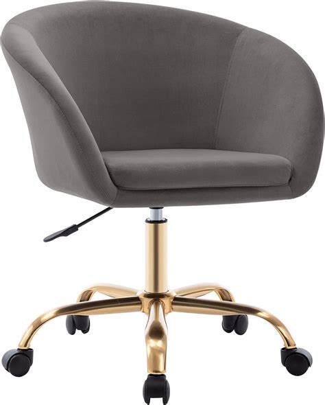 Duhome Elegant Lifestyle Office Chair Velvet Desk Chair with Wheels for ...