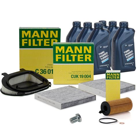 MANN FILTER Inspektionskit BMW Motoröl PKT972W895