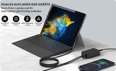 Surface Pro Ladeger T W V A Microsoft Surface Ladekabel Netzteil