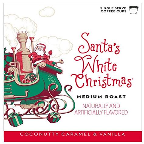 Santas White Christmas Flavored Coffee From Barnies Coffee