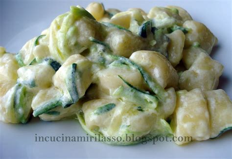 In Cucina Mi Rilasso Gnocchetti Con Gorgonzola E Zucchine