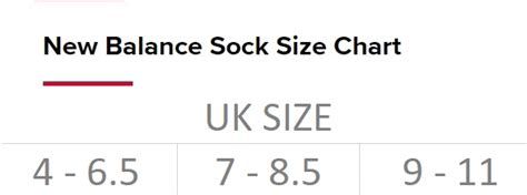 New Balance Size Guide