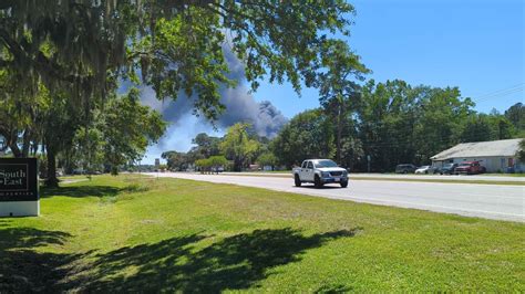 Georgia Firefighters Contain Massive Fire At Resin Plant After Nearby Residents Ordered To