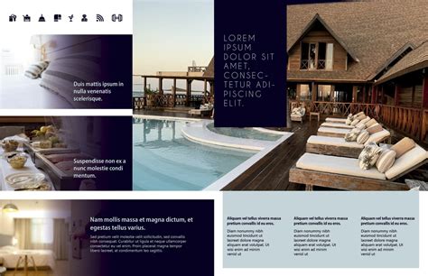 Luxury Hotel Brochure Template | BluCactus New York, Dallas