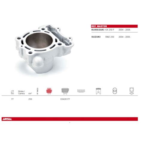 Cylindre Airsal Suzuki Rmz Cylinder Kit Atout Terrain