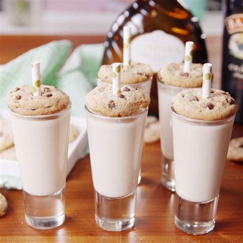 Chocolate Chip Cookie Shooters Recipe Yummy Drinks Food Videos