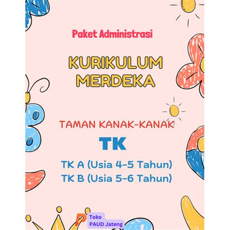 Jual Rpp Modul Ajar Paud Tk Kurikulum Merdeka 1 Tahun Kurmer Tk B 5 6 Th 5 Hari Kab Pati