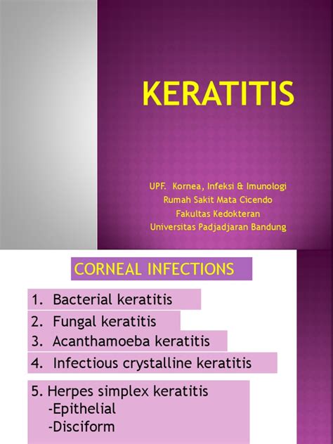 Keratitis Pdf Diseases And Disorders Medical Specialties