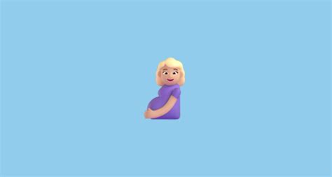 Femme Enceinte Peau Moyennement Claire Emoji On Microsoft Teams 14 0