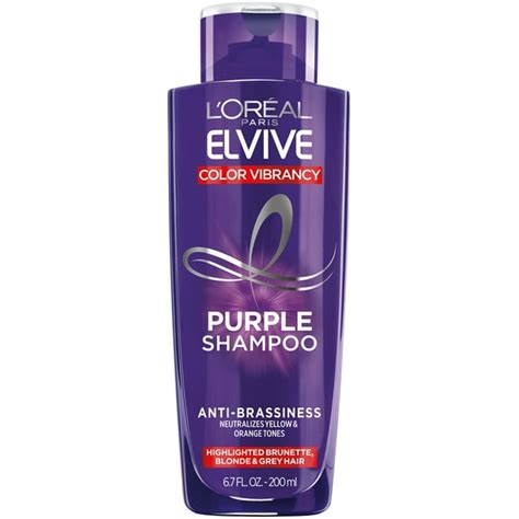 L'Oreal Paris Elvive Color Vibrancy Purple Shampoo for Color Treated Hair, 6.7 fl. oz. - Walmart ...