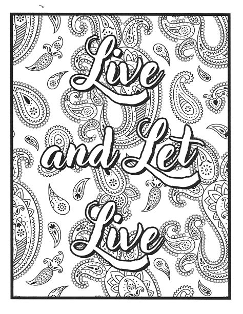 12 Step Recovery Slogans Adult Coloring Pages Etsy