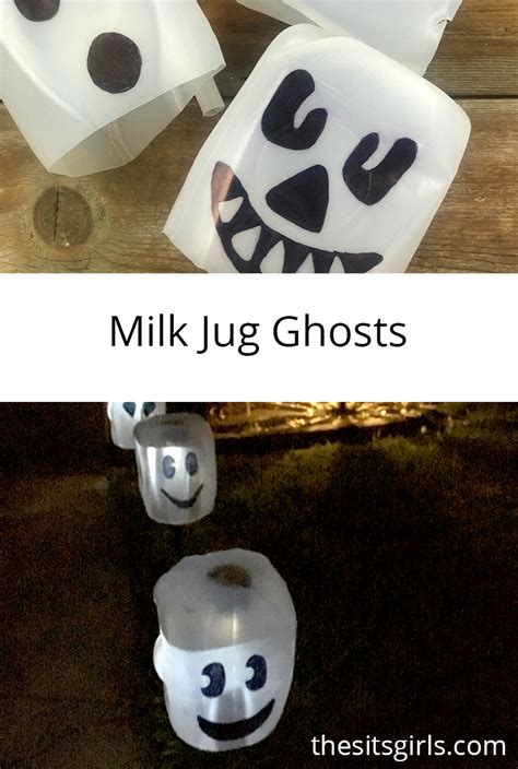 Milk Jug Ghosts | Dollar Store Halloween Decoration | Easy Halloween