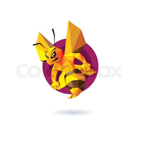 Bee Mascot Design Stock Vector Colourbox