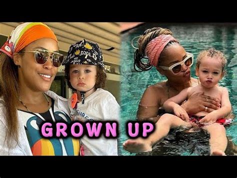 So Cute Singer Eve S Son Wilde Wolf Is Really Grown Up Enjoying Pool