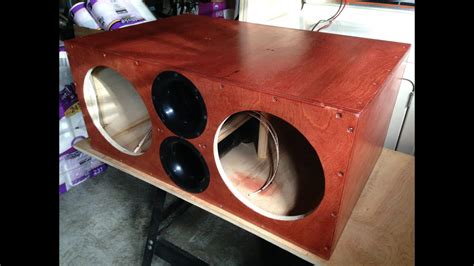 Dual 12 Inch Sub Box Re Build 8 YouTube