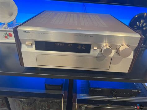 Yamaha Dsp A1 Champagne Gold With Wood Panels Remote Photo 4792375