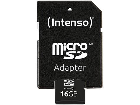 Intenso Micro Sd Adapter Microsdhc Speicherkarte Gb Class Inkl