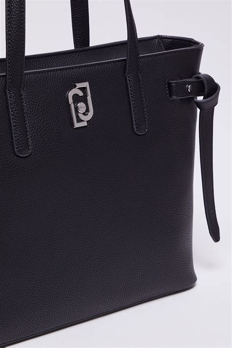 Чанта от екологична кожа Liu Jo, черна - eMAG.bg