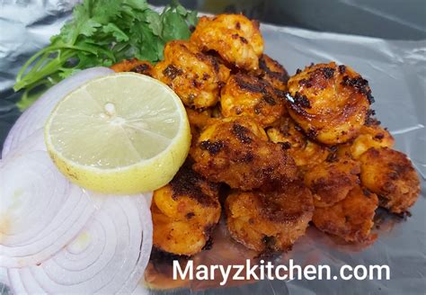 Prawns Tikka Recipe Mary S Kitchen