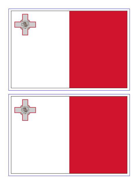 Malta Flag Download This Free Printable Malta Template A4 Flag A5