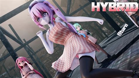 【mmd艦これ】山風江風海風と軽巡棲鬼わるさめでhybrid 新妻コスプレver 歌詞つき Youtube