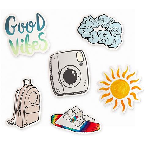 Cute VSCO Girl Themed Pack, 6 Pack VSCO Girl Stickers, VSCO Laptop ...