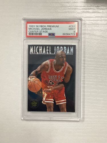 Skybox Premium Cs Michael Jordan Center Stage Psa Mint