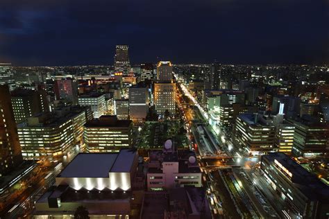 ゆんフリー写真素材集 No 7495 札幌の夜景 日本 北海道