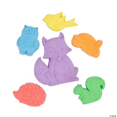 Cool2create Animal Shaped Sidewalk Chalk Sets 6 Boxes Oriental Trading