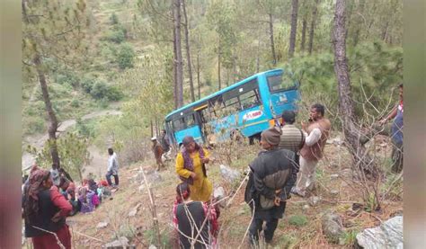 40 Passengers Injured As Bus Falls Into Gorge In Himachal Telangana Today