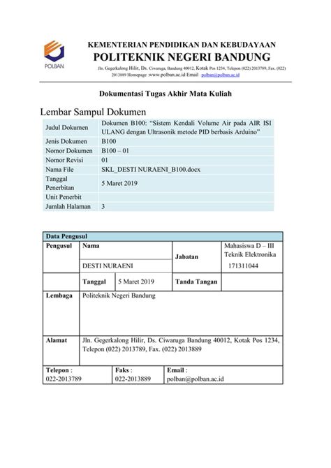 Sistem Kendali Volume Air Pada Air Isi Ulang Dengan Ultrasonic Metode