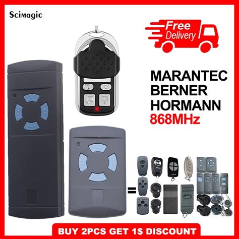 Hormann Marantec Mhz Garage Door Remote Control Hse Hs Hsm Hsm