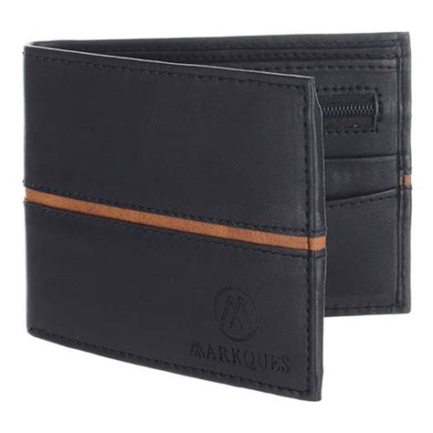 Male Black Markques Bifold Leather Men S Wallet Card Slots At Rs