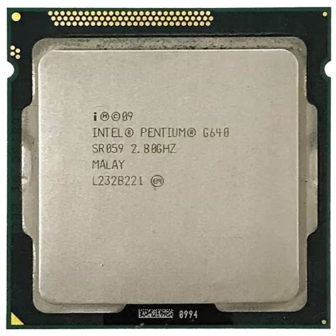 PROZESSOR CPU INTEL Pentium G640 SR059 LGA 1155 LGA1155 Dual Core 2