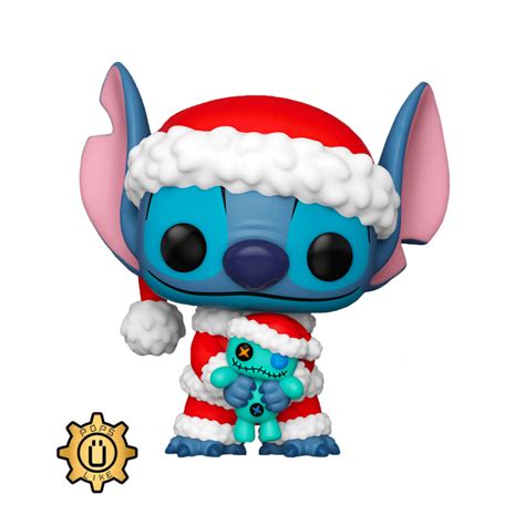 Lilo And Stitch Santa Stitch With Scrump Funko Pop Vinyl Figure Pops