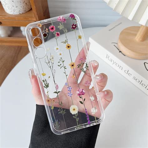 ZTOFERA Coque Fleurs Compatible Avec Samsung Galaxy A25 5G Pour Filles