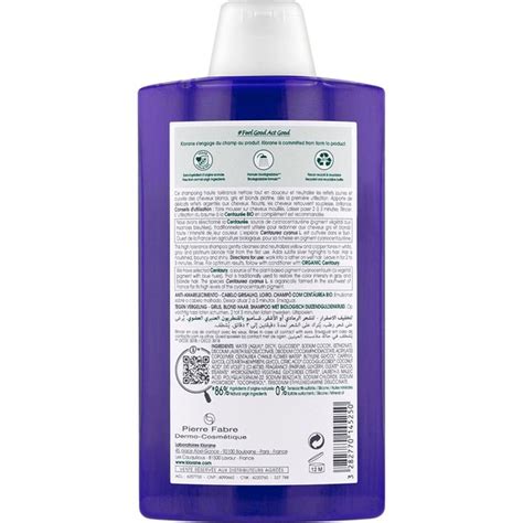 Comprar Champ A La Centaurea Antiamarilleo Cabellos Blancos Grises Y