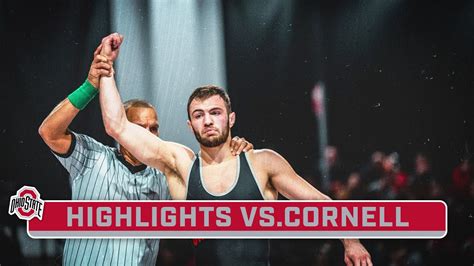 Cornell At Ohio State Wrestling Highlights Big Ten Wrestling Jan