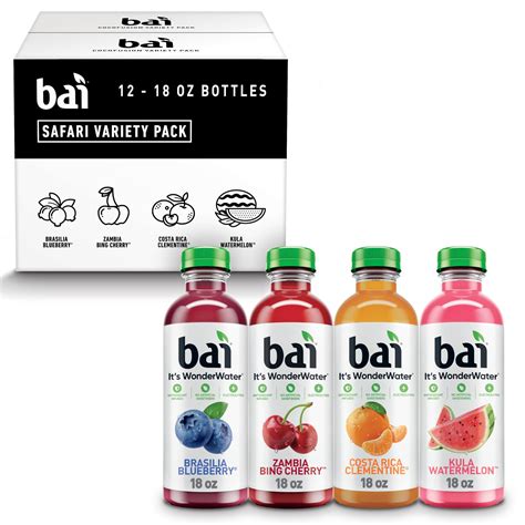 Snapklik Bai Flavors Variety Pack Antioxidant Infused Water Beverage