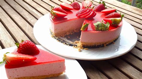 Les Receptes Que M Agraden Cheesecake De Fresas Sin Horno