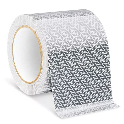 Outdoor Reflective Tape - 4" x 50', White S-23632W - Uline