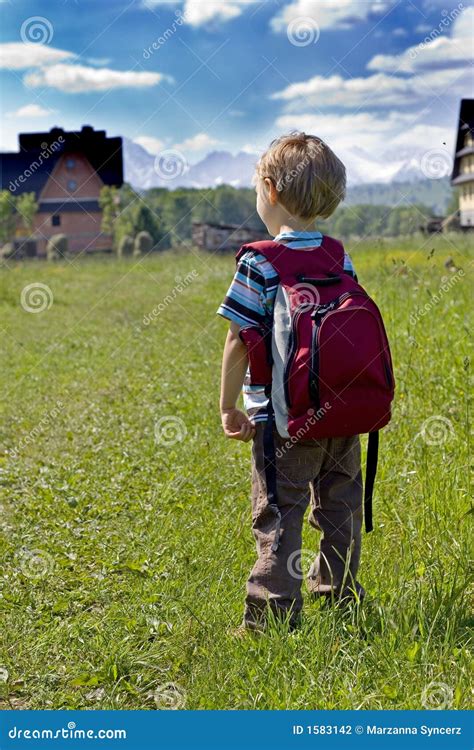 Mountain Boy Stock Photo Image Of Clouds Home Mountains 1583142