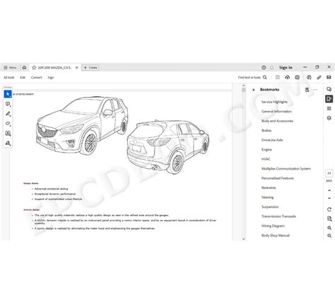 Mazda CX 5 2011 2015 Service Manual